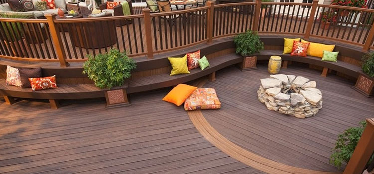 Gray TREX Decking in Santa Monica, CA